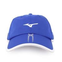 MIZUNO 運動路跑帽-鴨舌帽 帽子 慢跑 遮陽 防曬 美津濃 藍白