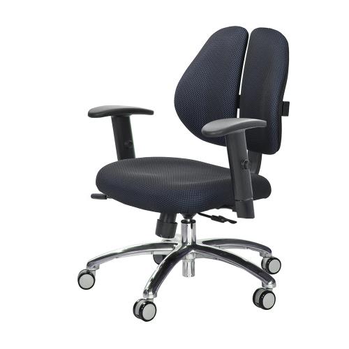 GXG 人體工學 雙背椅 (鋁腳/升降扶手) TW-2991LU5