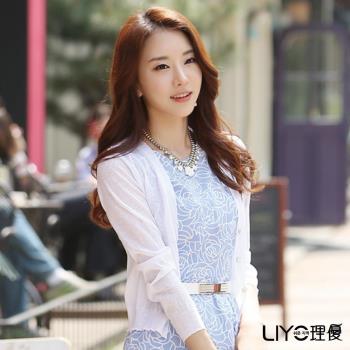 【LIYO 理優】理優蕾絲針織薄外套E737003