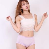 闕蘭絹清新雅致100%蠶絲內褲-8106(紫)