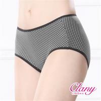 【可蘭霓Clany】俏皮點點透氣M-XL生理褲(優雅灰 2167-62)