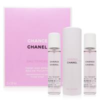 CHANEL香奈兒 CHANCE粉紅甜蜜隨身淡香水(20mlx3入)