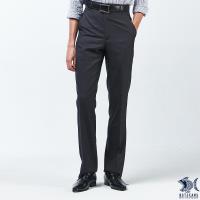 【NST Jeans】學院風格系列 羊毛西裝褲 (中腰) 390(5617) 平面/無打摺/年輕款式/斜口袋