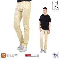 【NST Jeans】日本布料_薄春暖米色 微彈滑爽休閒褲(中低腰窄版) 380(5612) 兩色可選 馬鞍棕/暖米