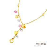 Jcode真愛密碼 閃耀佳人黃金/水晶項鍊