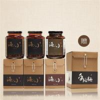 海三小-對味首選-海三小頂級XO干貝醬200克X2+XO小管醬200克X1贈送陽光屋日曬手路麵文創盒1盒