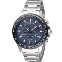 星辰 CITIZEN Eco-Drive 時尚城市三眼計時男錶 AT2424-82H