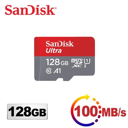 【超值二入組】SanDisk Ultra microSDXC UHS-I (A1)128GB記憶卡100MB/s