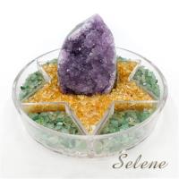 【Selene 珠寶】大衛星鴻運大開水晶陣(超強事業風水擺件)