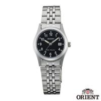 ORIENT東方錶 典雅簡約藍寶石石英女錶 黑x26mm FSZ46006B0