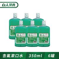 白人木醣醇+氟漱口水350cc (6件組)