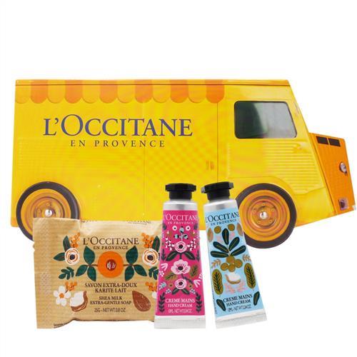 LOCCITANE 歐舒丹 Anna Bond限量版乳油木三件組