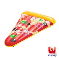 哈街Bestway 美味披薩造型充氣浮排/pizza泳圈/浮板