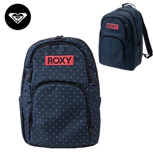 ROXY GO OUT 大容量後背包-藍色水玉點點