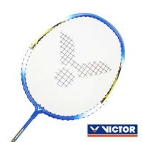 VICTOR 亮劍穿線拍-羽球 羽毛球拍 訓練 勝利 藍黃