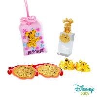 Disney迪士尼系列金飾 彌月金飾御守/印章套組木盒-聰明美妮款-美妮造型印章 0.53錢