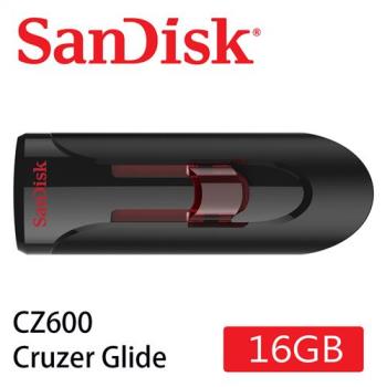 SanDisk CZ600  Cruzer Glide 3.0 USB 隨身碟 ( 16G/伸縮碟/紅滑蓋) [公司貨] 