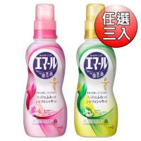 日本花王-伸縮衣料專用洗衣精-綠草/玫瑰 500ml(任選三入)