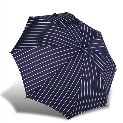RAINSTORY雨傘-英倫風尚條抗UV自動開直骨傘
