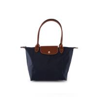 LONGCHAMP 長把S號摺疊水餃包 (海軍藍)2605089556