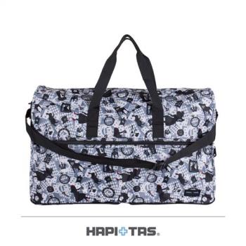 Traveler Station-HAPI+TAS 摺疊旅行袋(大)-294灰色愛麗絲