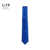 Life8-Formal 柔光直紋 領帶-05347-暗紅/鈷藍