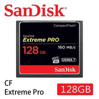 SanDisk 128GB 160MB/s Extreme Pro CF 記憶卡 公司貨