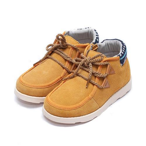 CONNIFE 民族風短筒靴 黃 中大童鞋 鞋全家福