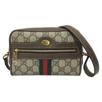 GUCCI 517350 18新款 GG Ophidia迷你斜背包(棕)