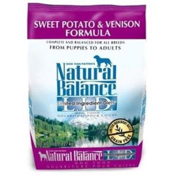 Natural Balance 低敏系列 無榖地瓜鹿肉 全犬配方 狗飼料 13磅(5.9kg)*1