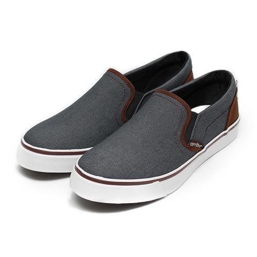 ARRIBA 復古潮流至尊懶人鞋 黑咖 男鞋 鞋全家福