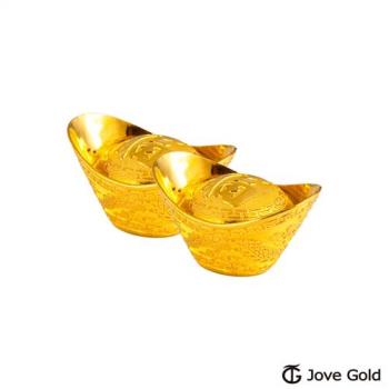 Jove gold 叁台錢黃金元寶x2-福(共6台錢)