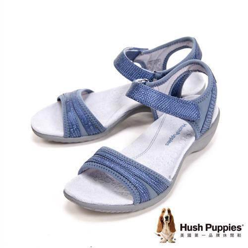 Hush Puppies Athos系列一字帶涼鞋 女鞋-兩色(淺藍、桃紅)