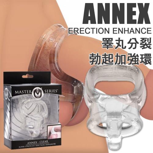 ~透明白~美國 MASTER SERIES 睪丸分裂勃起加強環 Annex Erection Enhancer