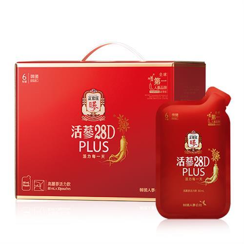 【正官庄】活蔘28D PLUS(80mlx30包)