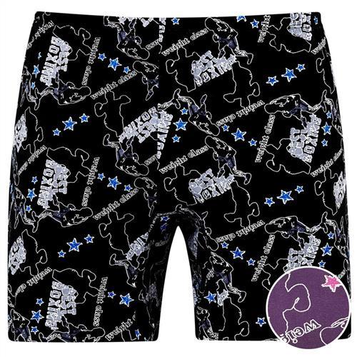 DADADO-重力訓練 M-LL 印花平口內褲(紫)