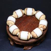 【八方開運】天然原皮桶型佛珠手鍊手串(26*20mm左右)