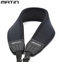 韓國製造MATIN防滑彈性DSLR單眼相機減壓背帶 減壓相機背帶M-6780(黑色,彎型,無字樣)