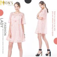 MONS浪漫嫵媚歐系手工蕾絲洋裝
