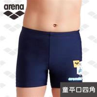限量 春夏新款 arena 青少年兒童 JSS8423MJ 兒童男童印花平角休閒泳褲舒適耐穿