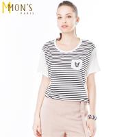 MONS清麗條紋質感上衣
