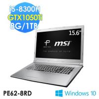 msi微星 PE62 8RD-079TW 15.6吋 i5-8300H GTX1050Ti WIN10