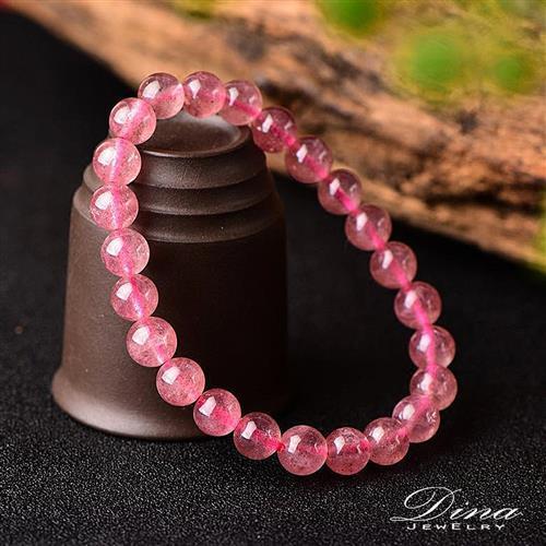 DINA JEWELRY蒂娜珠寶  草莓晶招財 造型手鏈 (HS6448)