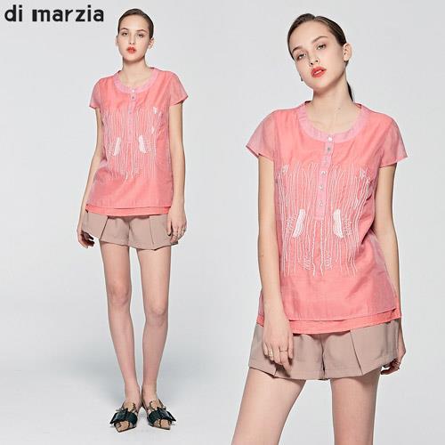 di marzia 手工極品冰涼頂級蠶絲上衣組