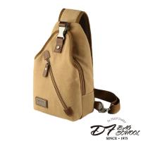 DF BAGSCHOOL - 日系特搜休閒帆布款單肩斜背包-共2色