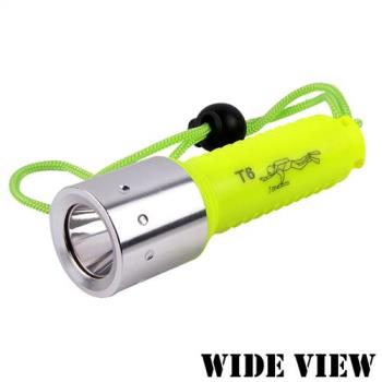 WIDE VIEW 螢光T6潛水手電筒 NZL-WT6-P