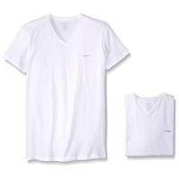Diesel 2018男時尚Jake白色V領短袖內衣3件組(預購)