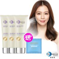 Bio essence碧歐斯 BIO膠原彈潤潔淨組(BIO膠原彈潤潔膚乳100mlx3+ 緊膚霜敏感型含RJ及ATP試用1g)