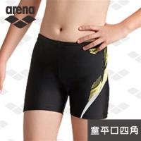 限量 春夏新款 arena 兒童 印花 平角及膝 泳褲 JSS8152MJ 舒適 耐穿 泳褲 男童 游泳褲