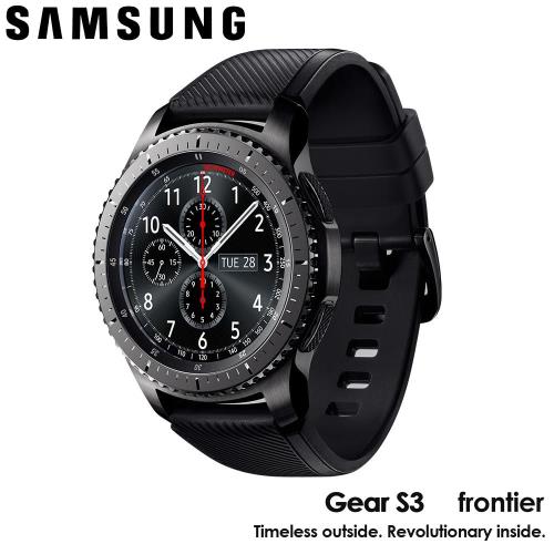 Samsung Gear S3 Frontier智慧型手錶(橡膠錶帶)